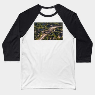 Highway With Tilt Shift Effect Applied Baseball T-Shirt